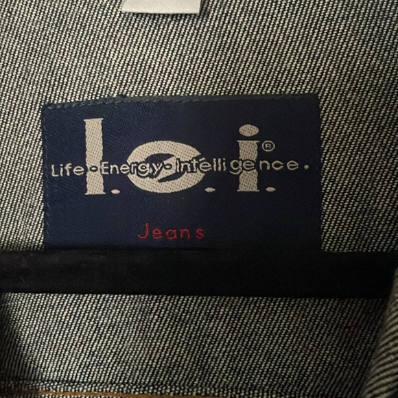 L e I Blue Jean Jacket M - Picture 2 of 4